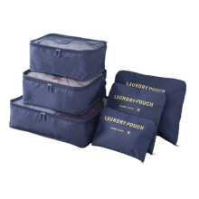 6PCS Travel Storage Bag Set for Clothes Tidy Organizer Wardrobe Suitcase Pouch Travel Organizer Bag Case Shoes Packing 2
