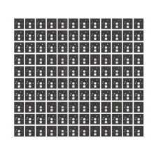 120Pcs Mechanical Keyboard Sticker Noise Dampener Foam Sound Reduction Insulation Film for Stabilizer, A