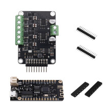 Simple FOC Shield MKS DUAL FOC V3.2 BLDC Servo Motor Board Development Motor Controller ESP32 Driver Trifásico Sem Escovas