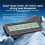 M.2 NVME/NGFF SSD Enclosure with Display Screen Intelligent Digital Health Detection USB3.2 Type C 10Gbps SSD Adapter 4