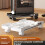 Adjustable Computer Host Bracket Mobile PC Holder Cart Computer Tower Stand Black 8
