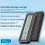 M.2 NVME/NGFF SSD Enclosure with Display Screen Intelligent Digital Health Detection USB3.2 Type C 10Gbps SSD Adapter 10