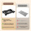 Support D'Ordinateur Réglable pour Ordinateur Portable, Support de Tour pour Ordinateur, Noir 6