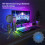 Microfono A Condensatore USB da Tavolo, Microfono da Gioco RGB, Microfono per Streaming Live, Karaoke, Giochi, Videoconferenza 5