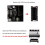 Type-E 90 Degree Computer Motherboard USB3.1 10G Front Type-C Installed Wiring Converter Connector Adapter Type B 4