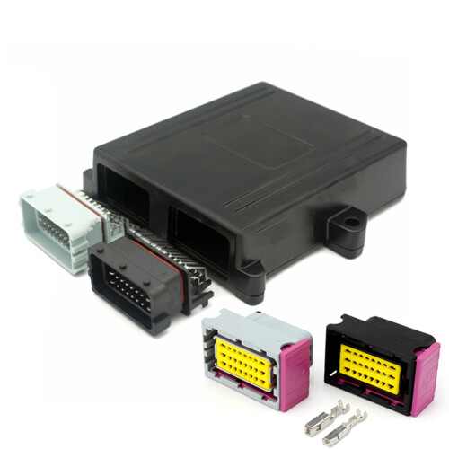 1 Set 48 Pin ECU Shell Aluminum Enclosure Box with Auto Connector Car  Board Controller Panel Circuit Board Socket 2