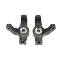 2Pcs Front Steering Cup Steering Blocks with Bearing for 104001 1/10 RC Car Front Steering Cup Gear Cover