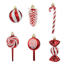 15Pieces Christmas Ornaments Candy Theme Christmas Candy Ornaments Set Xmas Tree Decorations Festive for Home,B