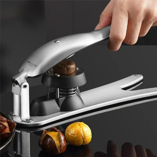 Chestnut Opener Stainless Steel Nutcracker Clamp Pressed Shell Nutcracker Shelled Household Kitchen Gadget 1