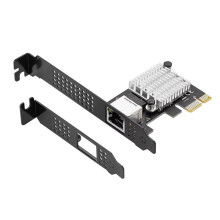 Game PCIE Card 2500Mbps Gigabit Network Card 10 100 1000Mbps RJ45 Wired Computer PCIe 2.5G Network Adapter LAN