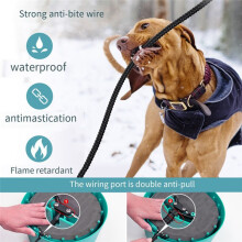 Heated Pet Bowl - 3.2L for Dog Cats, Heated Pets Bowl, Outdoor Water Bowl for Rabbit Chicken Duck Squirrel EU Plug