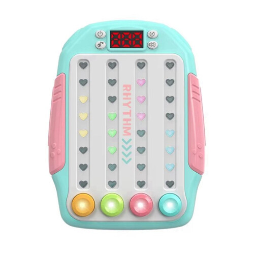 Snel Duwspel Oogsensorisch Console Multiplayer Versus Bordspel Dance Master Handheld Gamepad Handtraining Speelgoed B