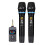 M50 UHF Dual DSP Wireless Dynamic Karaoke Microphone System Anti-Howling Rechargeable Receiver Plug  Microphone Set 1