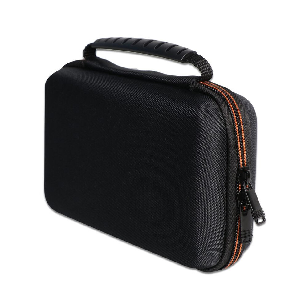 Photos - Microphone Game Console Hard Shell Carrying Case for 3DS XL 3DS Game Card Accessories Protective Storage Bag Orange & Black