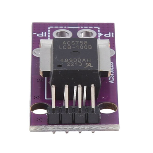 ACS758 ACS758LCB-050B Current Module Linear Hall Current Sensor PFF-T Current Detection 3-5V 100A