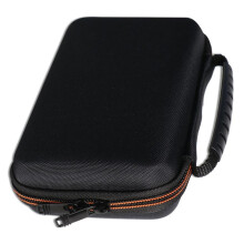 Game Console Hard Shell Carrying Case for 3DS XL 3DS Game Card Accessories Protective Storage Bag Orange & Black