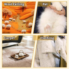 2Pcs Wooden Wool Carders, for Wool, Fibers, Cat, Dogs, Wooden Wool Carders Brush for Wool Felting Crafts