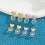 8PCS Earring Backs for Droopy-Ears, Earring Lifter Backs Replacements for Heavy Earrings,Gold+Silver 3