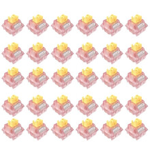 V3 Lubed Silent V3 Switches Mechanical Keyboard Linear Tactile 5Pin Hot Swap PA66 Pre Lubed POM Honey Peach Shaft