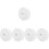 5Pièces Auto-Agrippantes Nylon Blanches Pour Gestion Câbles 6