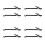 8Pcs Adjustable Black Aluminum Window Lock Fittings for Home Security 4