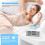 Digital Alarm Clock with Large LCD Display,Loud Ringtone for Efficient Wake ,Multifunction with Temperature 6