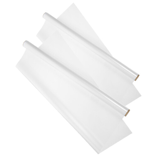 10Pcs White Dry Erase Board Stickers Electrostatic Removable Home Use