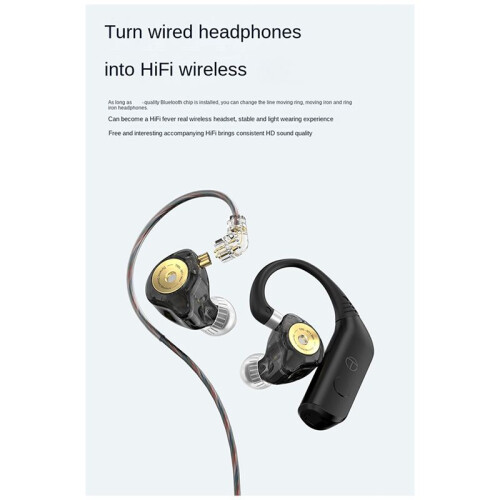 TRN BT20 Pro-MMCX Wireless  5.3 HiFi Earphones Module Upgrade Cable Connector Replaceable Plug Ear Hook