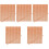 100Pcs Fragrant Brown Cedar Chips for Cigar Box Humidor Craft 5