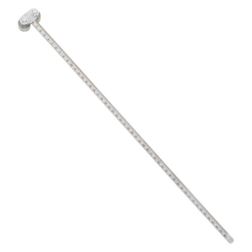 Silver Circular Saw Cutting Guide Clamp with Precision Ruler
