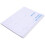 2Pcs White Schedule Notebook Paper Metal for Students and Office Use 5
