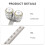 Silver Circular Saw Cutting Guide Clamp with Precision Ruler 6
