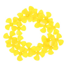 100St Gele Kleine Propellers Plastic Voor Modelvliegtuig En Wetenschap