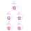 5Rouleaux Polyester Rose Pour & 8