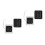 2Sets ABS Zwarte Ventilator Voor Auto Koelvent En Rv Upgrade 5