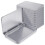Rectangular Metal Tin Box with Lid Metal Hinged Lid Tin Metal Empty Tin Box Container Silver Storage Tin Box,10PCS 1