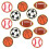12Pcs  Sticker Patches Iron  Patches for Hats  Pattern Patches DIY Accessory Applique 1