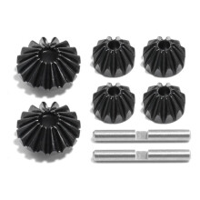 XV02 TT02 TT02B 45-Gauge Steel Complete Set of Differential Gear + Main Gear Set Steel Gear(A)