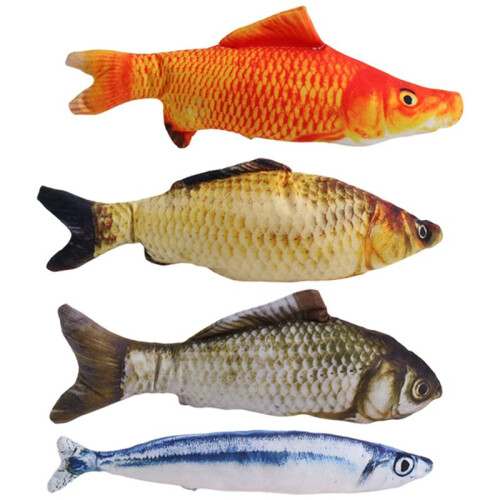 Cat Toy Interactive Floppy Fish Simulation Fish Cat Toy Fish Interactive Pet Chew Toys 1