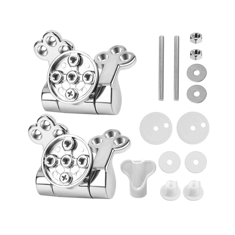 Tlily Toilet Hinges Replacement Parts,Toilet Lid Hinges With Soft-Close Mechanism,Toilet Lid Hinges For All Toilet Seats