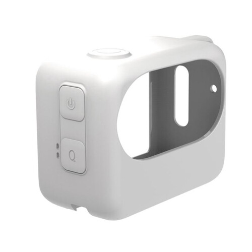 PULUZ for  GO3/3S Camera Silicone Case Multifunctional Sports Camera Protective Accessories White