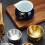 45ml Stainless Steel Sake Cup Double Layer  White Wine Cup for Tea Water Cups Industrial Style Kitchen Drinkware,B 5