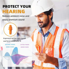 Ear Plugs Headphones for Work,Neckband Noise Reduction Earphone Hearing Protection Earbud for Work Safety