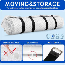 Vacuum Storage Bag for Mattress - Ideal for Memory Foam and Latex  to 14 Inches L