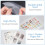 30 Sheets A5 Binder Inserts - Clear Double Sided Plastic Sleeves for Photo, Card, and Sticker Storage 2