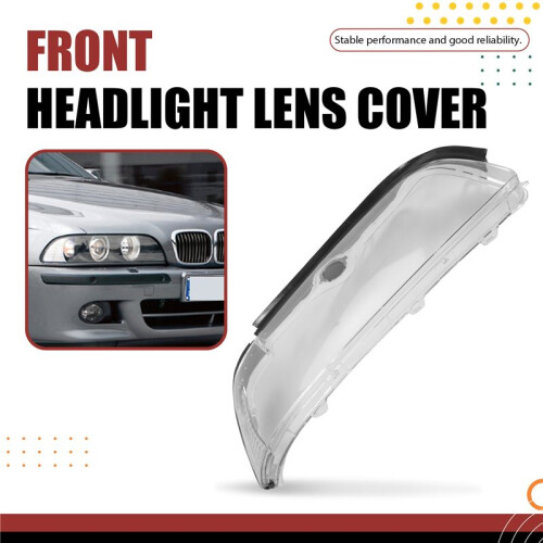 For  5 SERIES E39 2000-2004 Car Headlight Shell Headlight Cover Headlamp Lens Headlight Glass Right 2