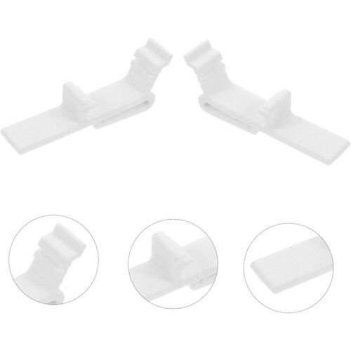 8pcs Vertical Blind Valance Clips Replacement for Blackout Curtains Pom Material Easy Install Home Office Use 2