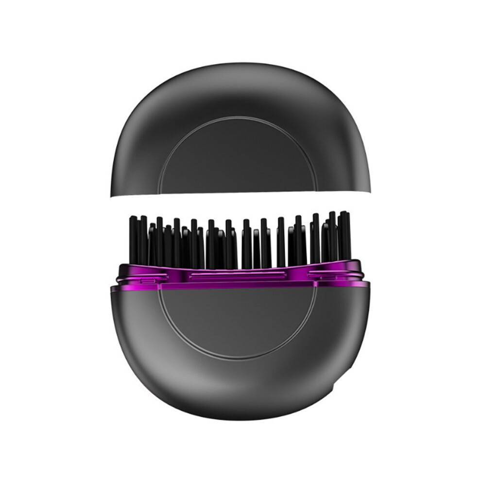 Wireless Rechargeable Travel-Friendly Portable Ionic Hair and Beard Straightener Brush, Hair Styler