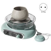 Pottery Wheel Kit - Turntable Electric Clay Wheel with Foot Pedal, Adjustable Speed Ceramic Making Machine EU Plug