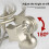 U-87 Microphone Shock Mount Compatible with U-87 AI Noise Reduction Studio Recording Accessory 2